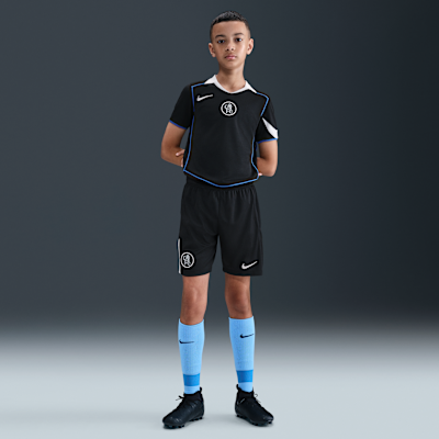 Chelsea F.C. 2025/26 Stadium Third Older Kids' Nike Dri-FIT Total